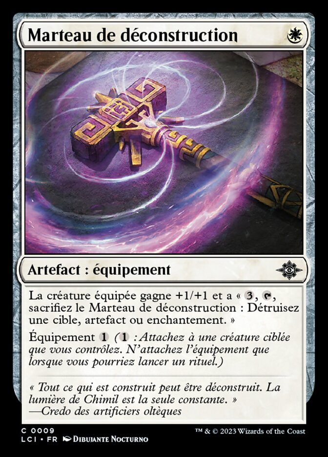 Marteau de déconstruction