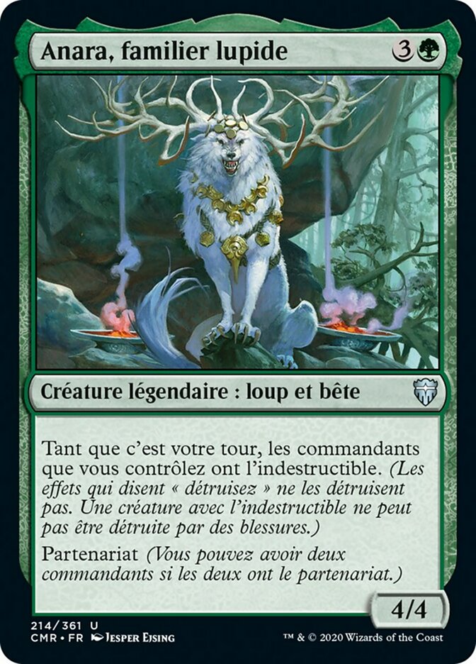 Anara, familier lupide