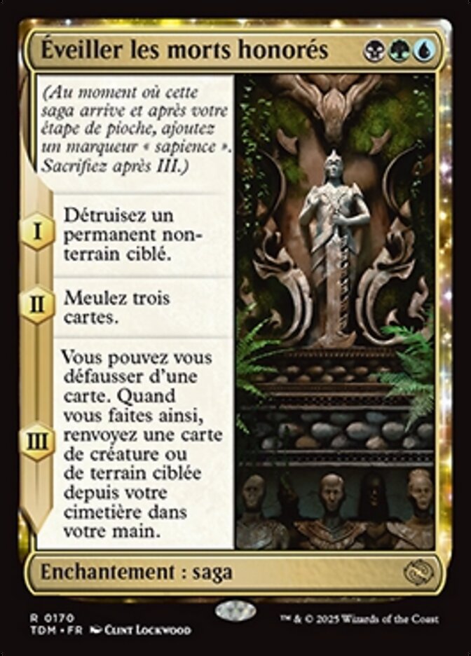 Éveiller les morts honorés