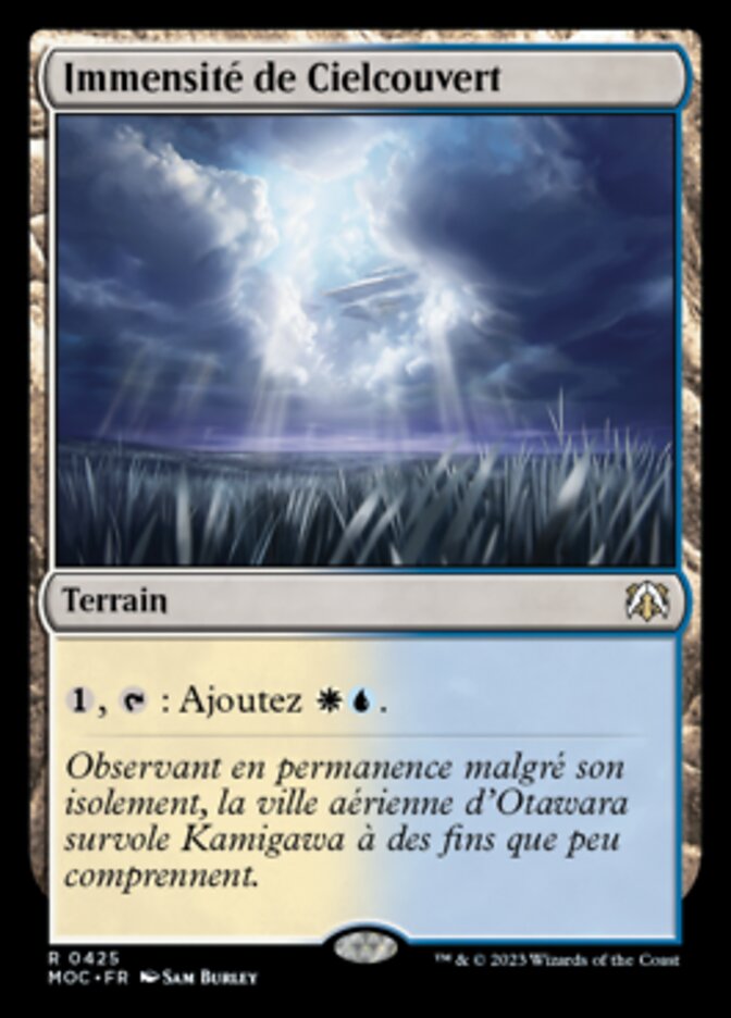 Immensité de Cielcouvert