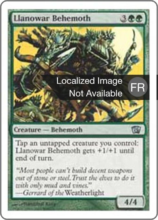 Béhémoth de Llanowar