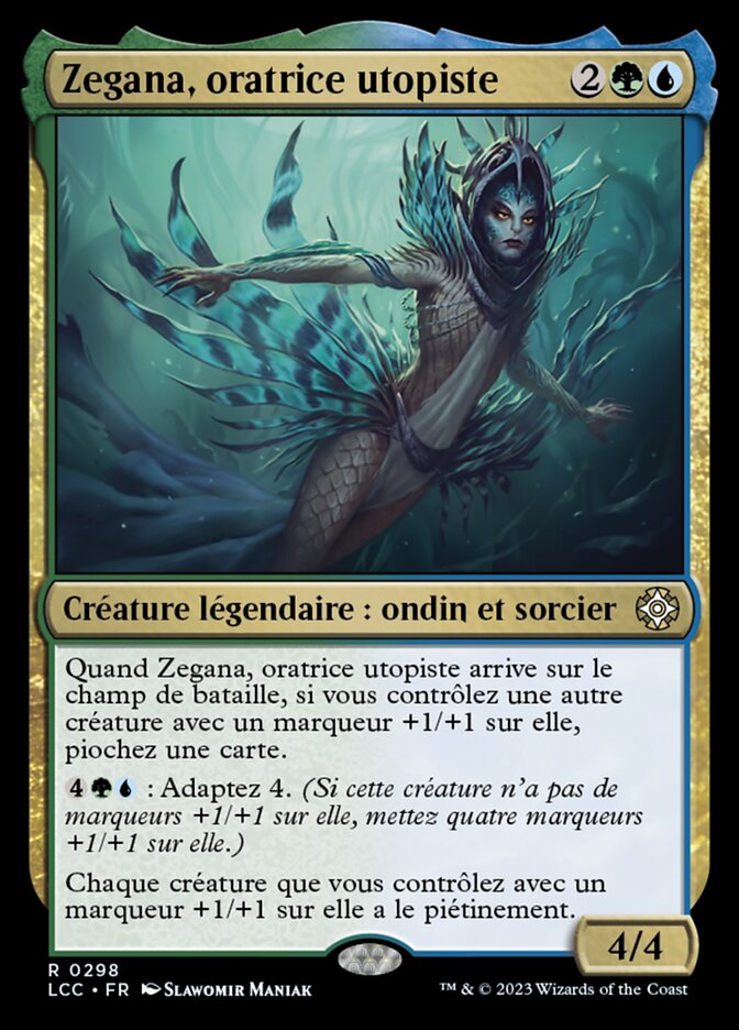 Zegana, oratrice utopiste