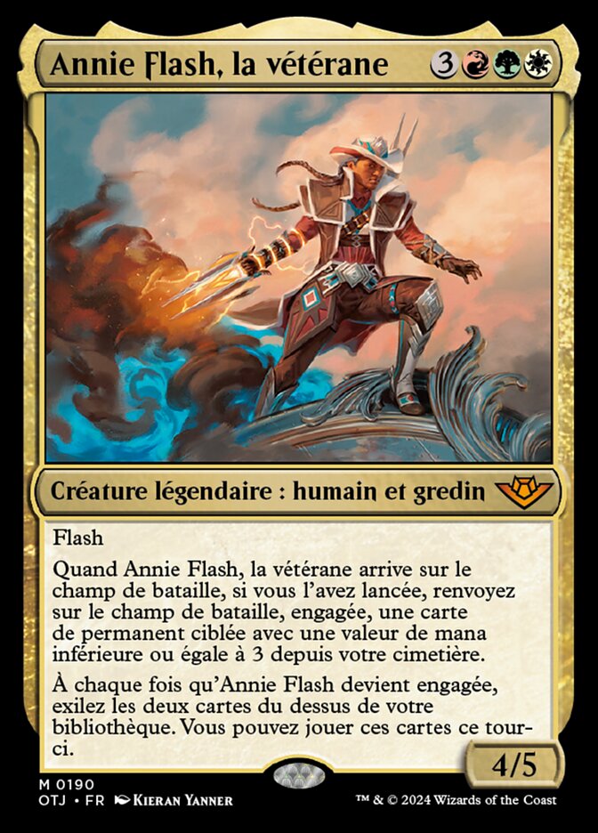 Annie Flash, la vétérane