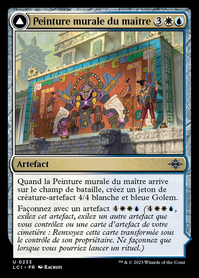 Peinture murale du maître