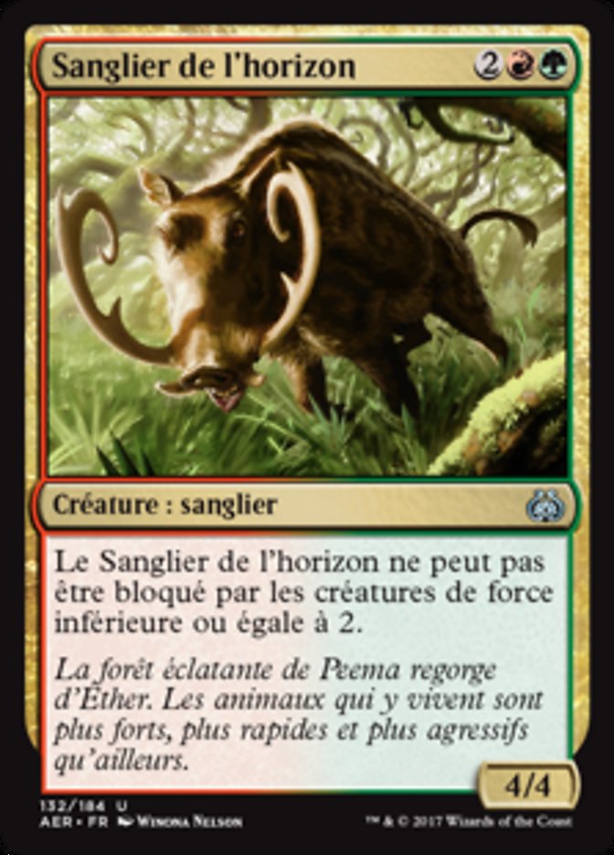 Sanglier de l'horizon