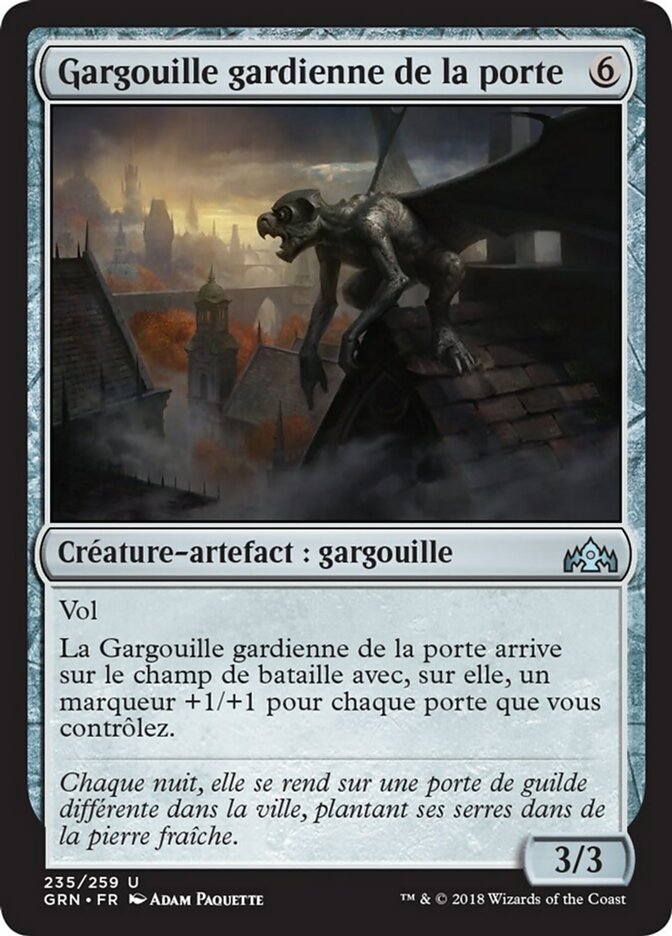 Gargouille gardienne de la porte