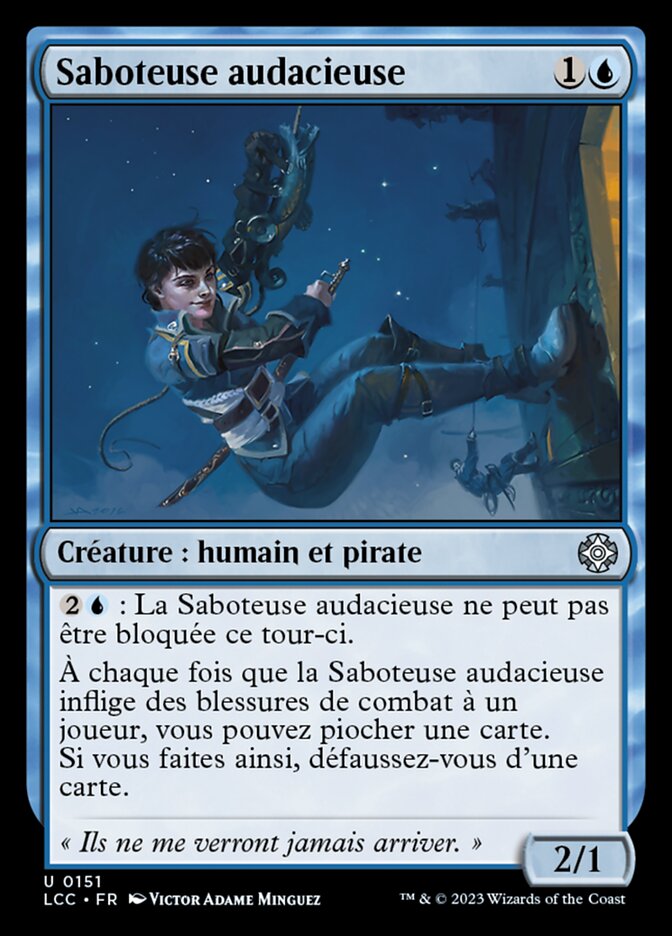 Saboteuse audacieuse