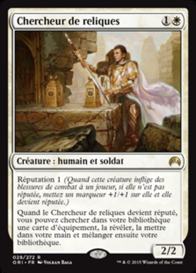 Chercheur de reliques