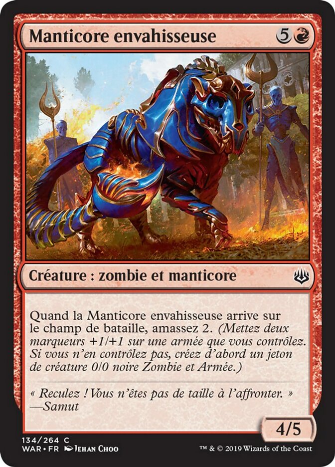 Manticore envahisseuse