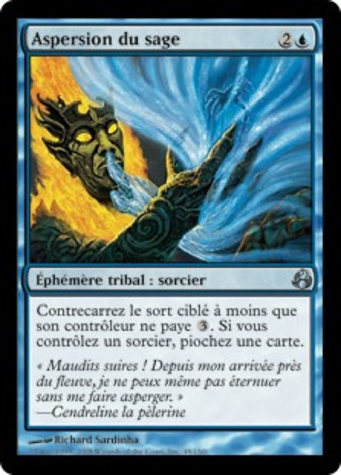 Aspersion du sage