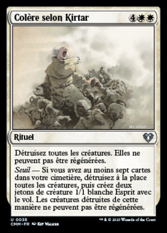 Colère selon Kirtar