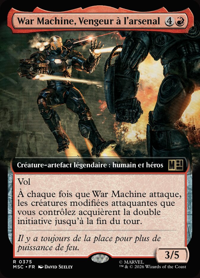 War Machine, Vengeur à l'arsenal