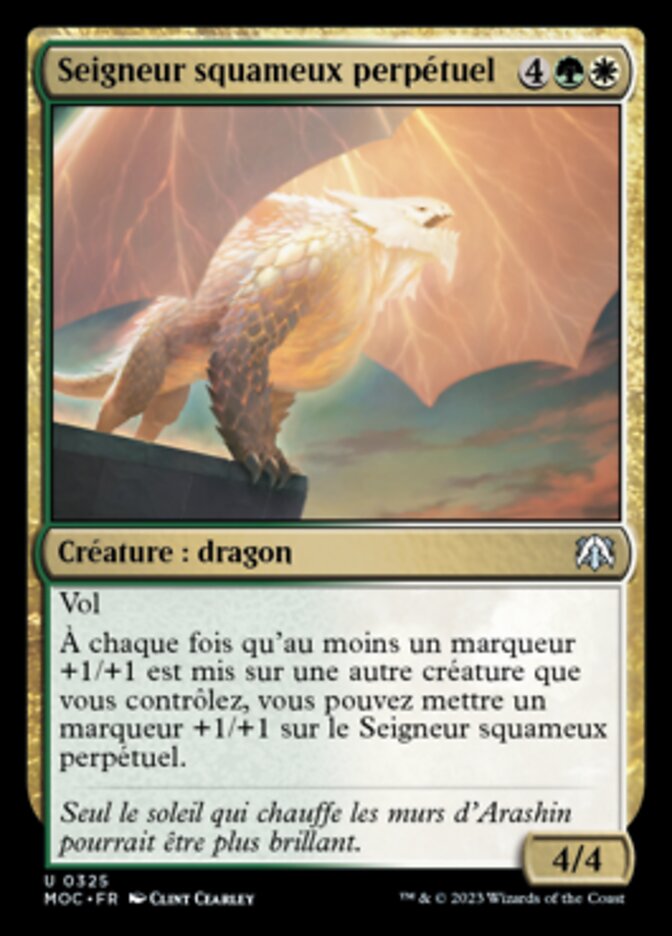 Seigneur squameux perpétuel