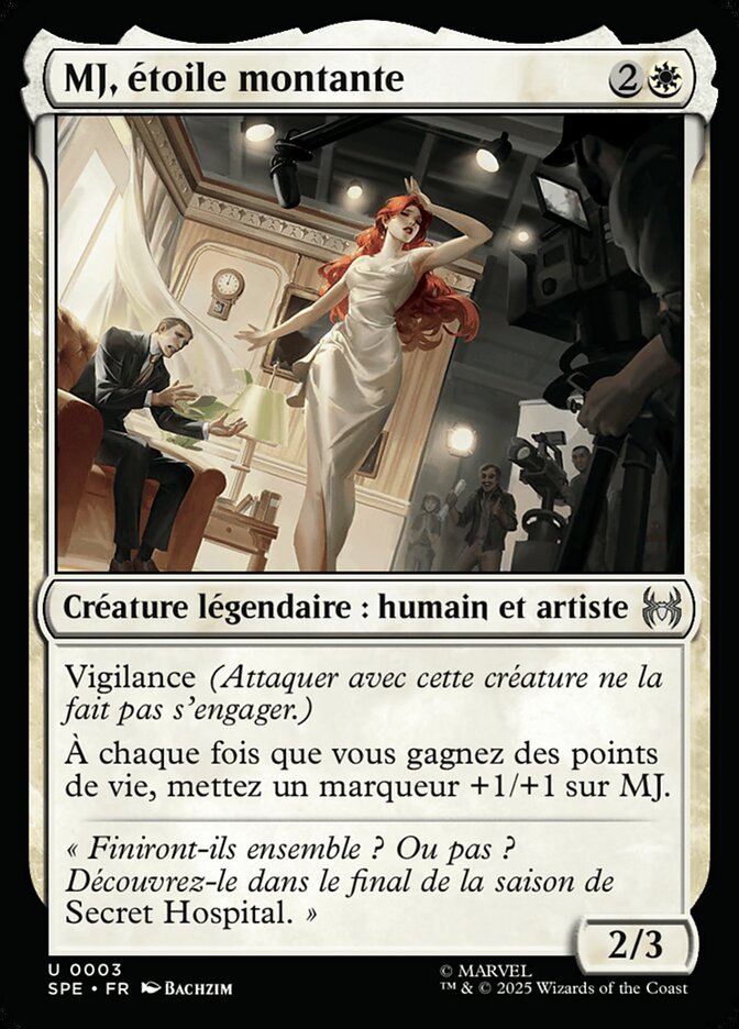 MJ, étoile montante