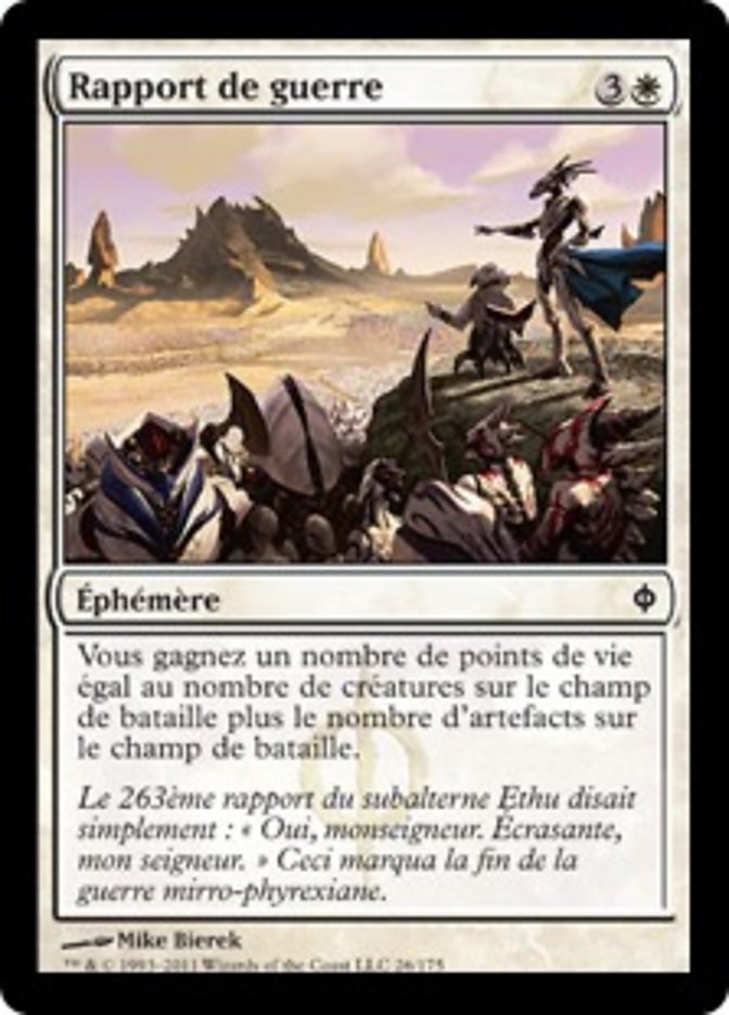 Rapport de guerre