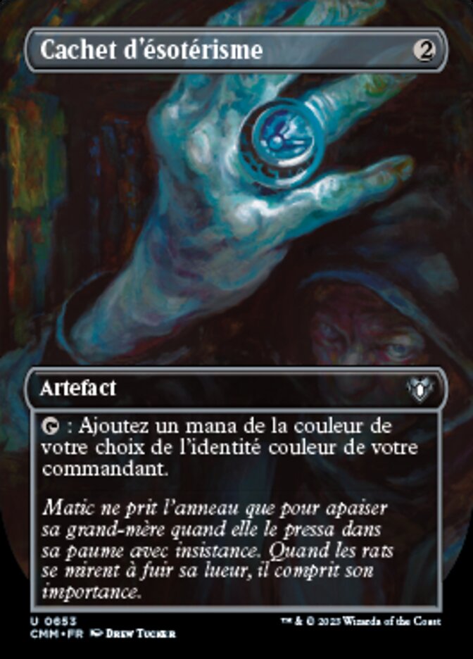 Cachet d'ésotérisme