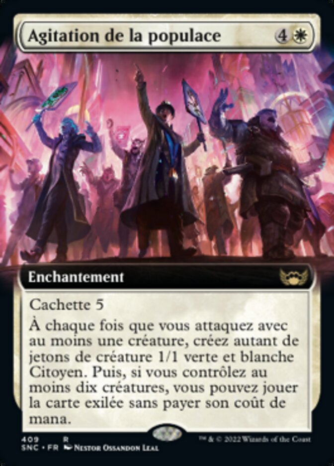 Agitation de la populace