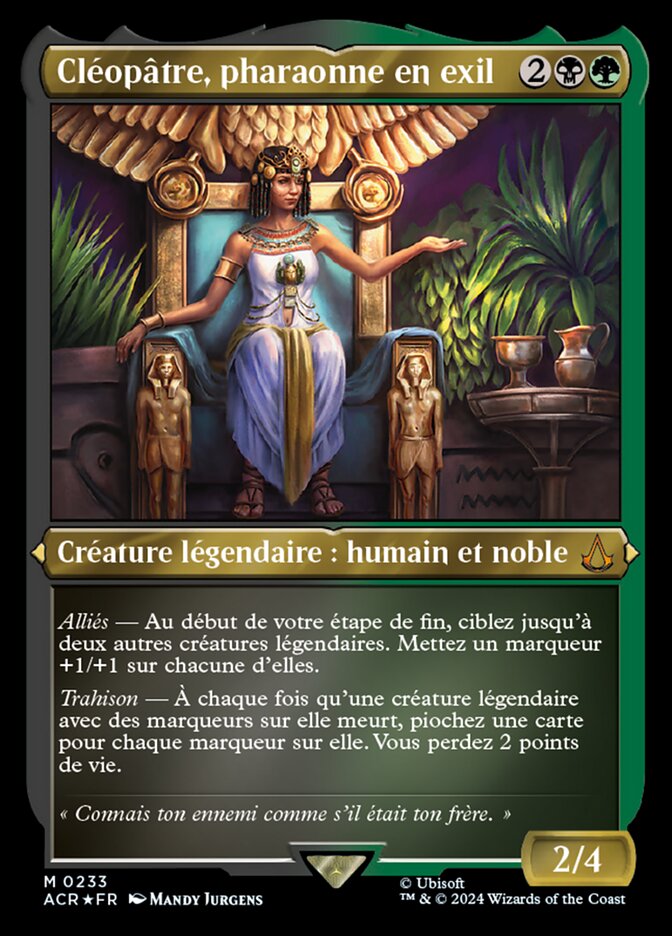 Cléopâtre, pharaonne en exil