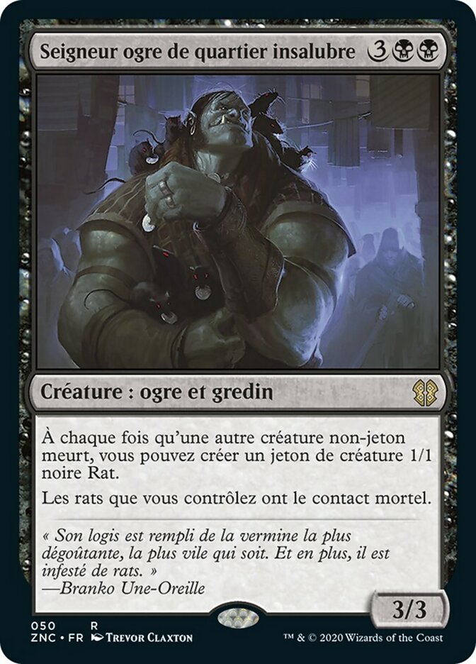 Seigneur ogre de quartier insalubre
