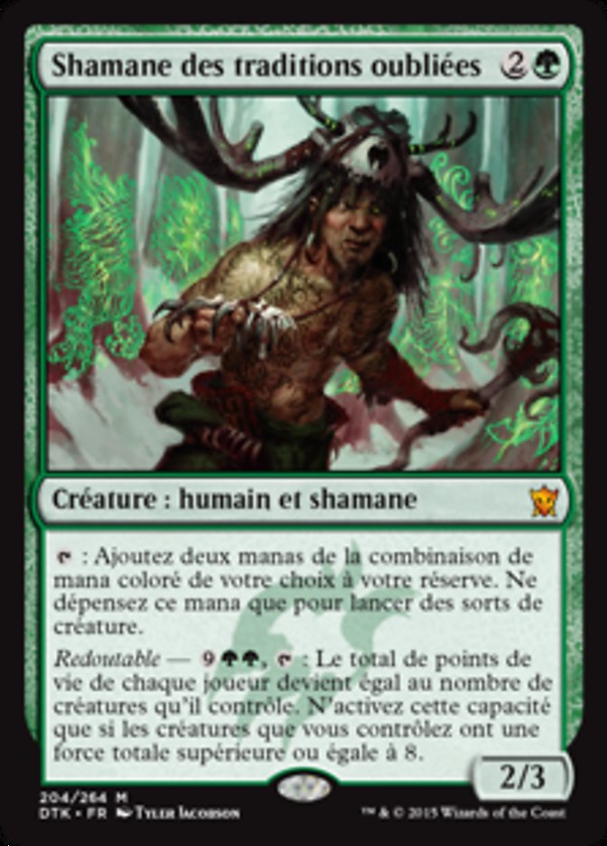 Shamane des traditions oubliées