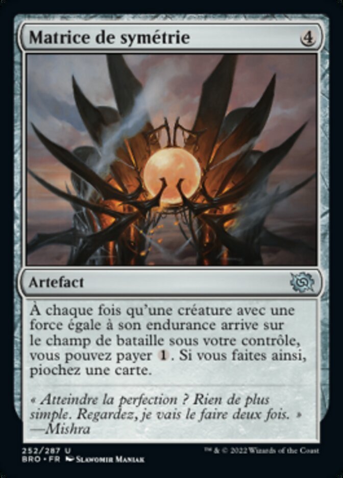 Matrice de symétrie