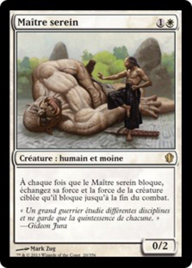 Maître serein