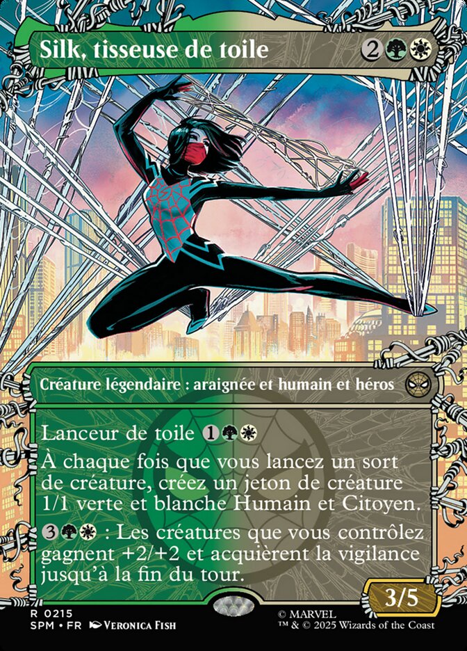 Silk, tisseuse de toile