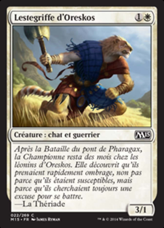 Lestegriffe d'Oreskos