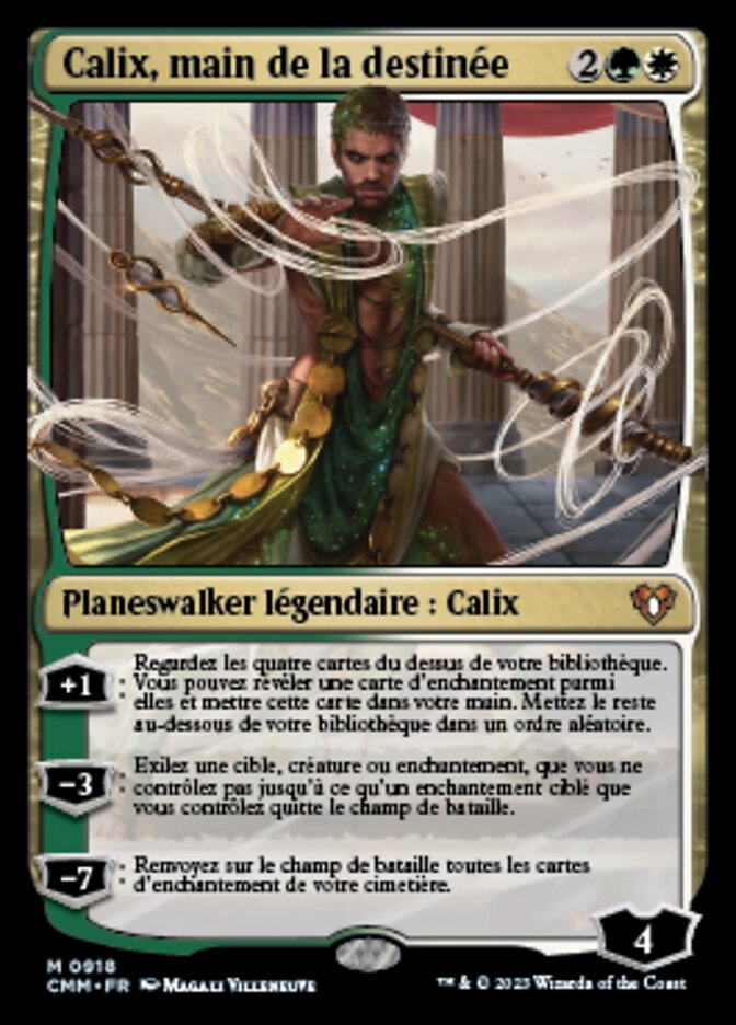 Calix, main de la destinée