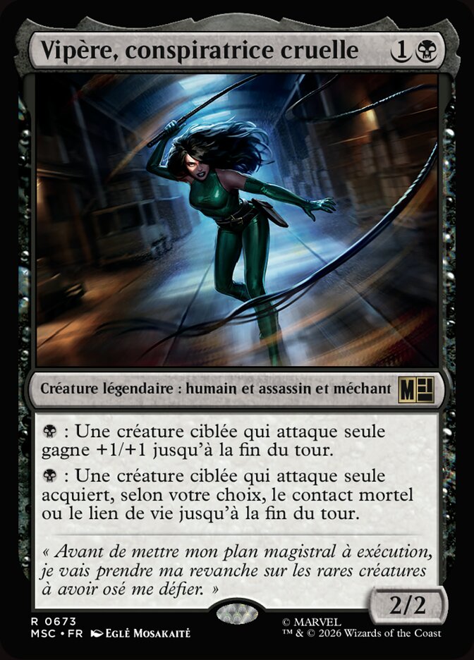 Viper, conspiratrice cruelle