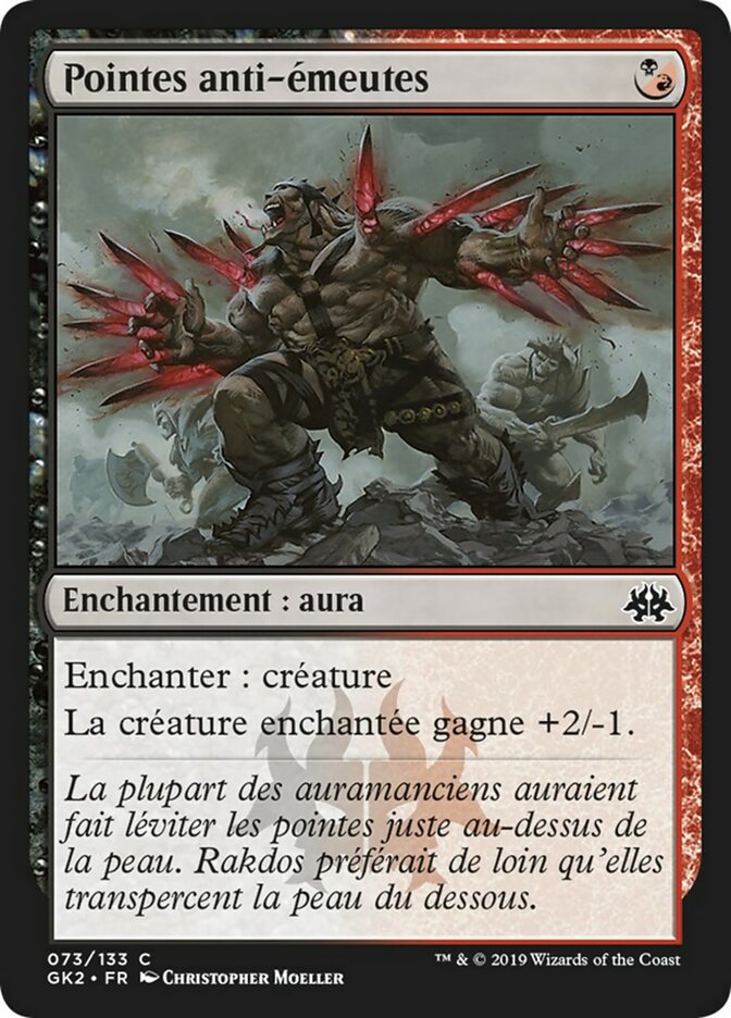 Pointes anti-émeutes