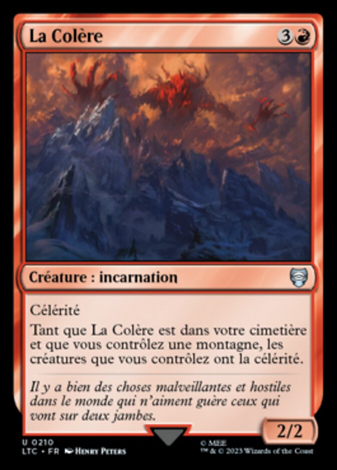 La Colère