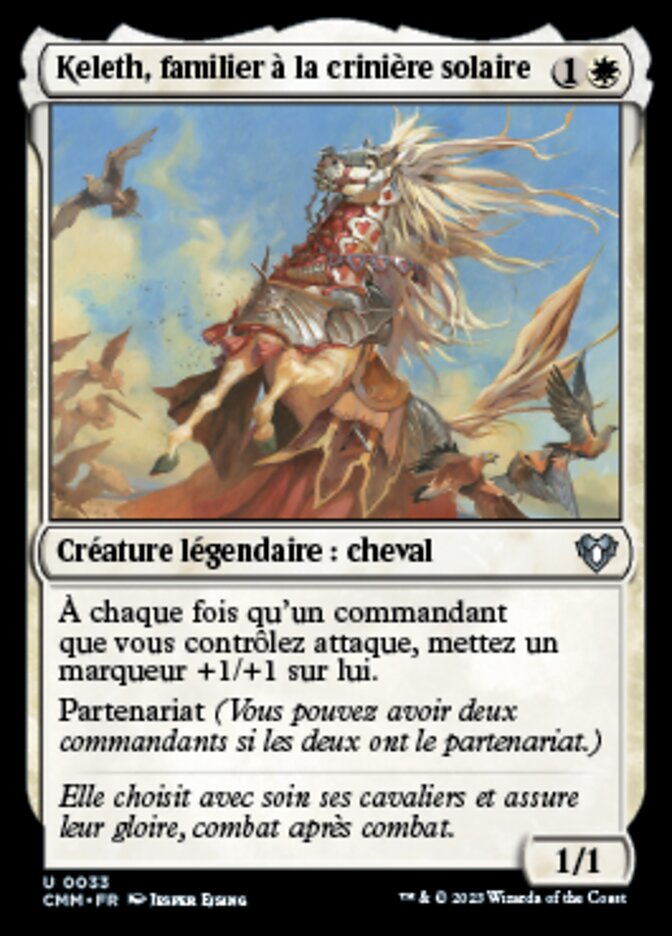 Keleth, familier à la crinière solaire