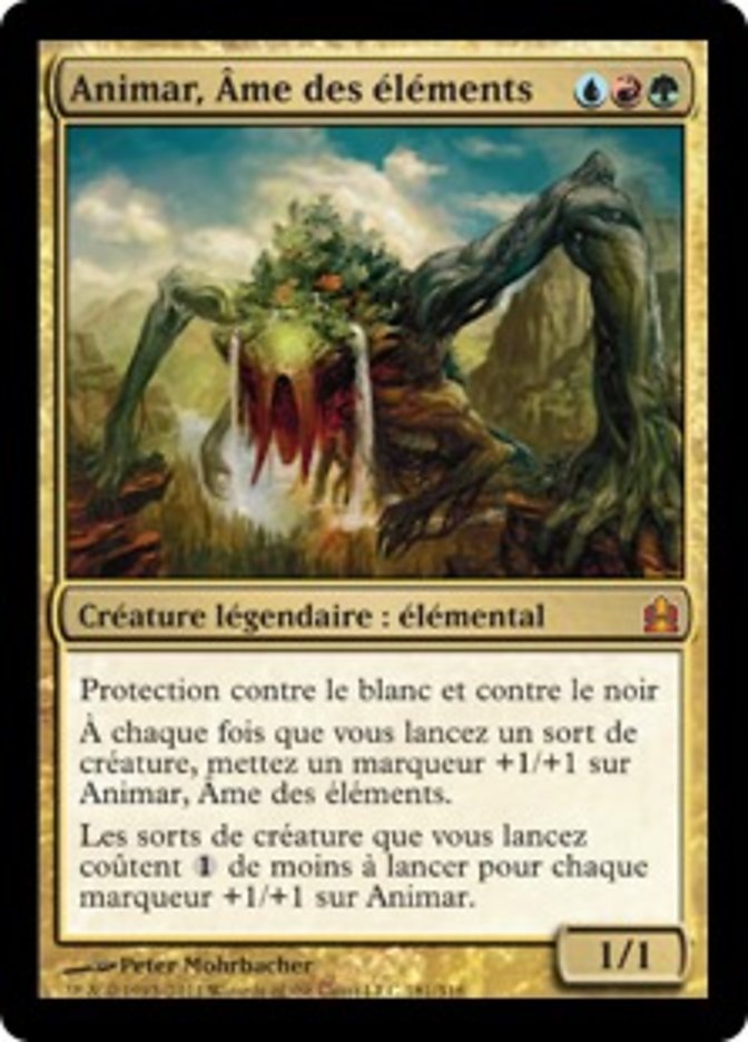 Animar, Âme des éléments