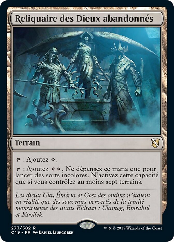 Reliquaire des Dieux abandonnés