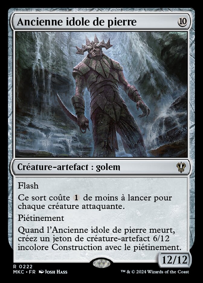 Ancienne idole de pierre