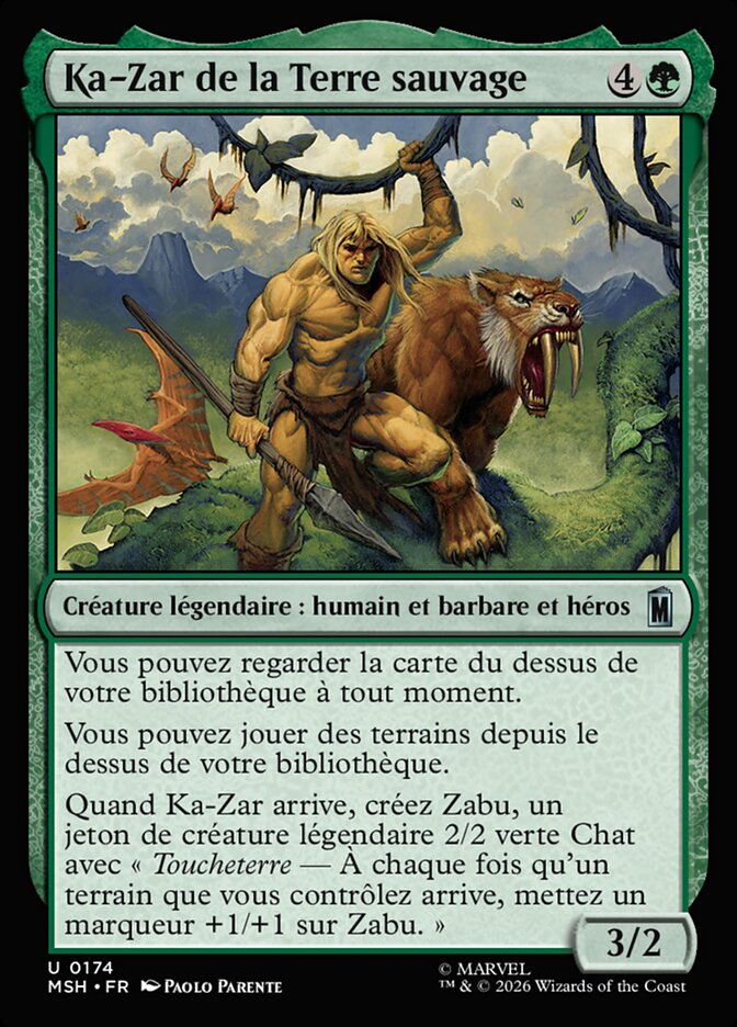 Ka-Zar de la Terre sauvage