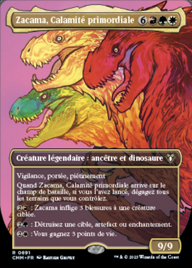 Zacama, Calamité primordiale