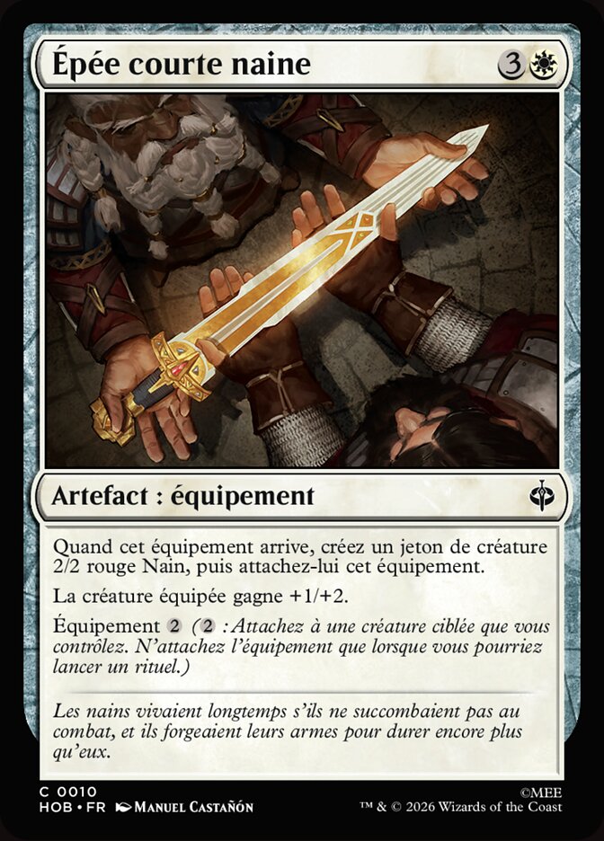 Épée courte naine