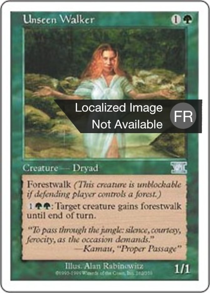 Marcheuse inaperçue