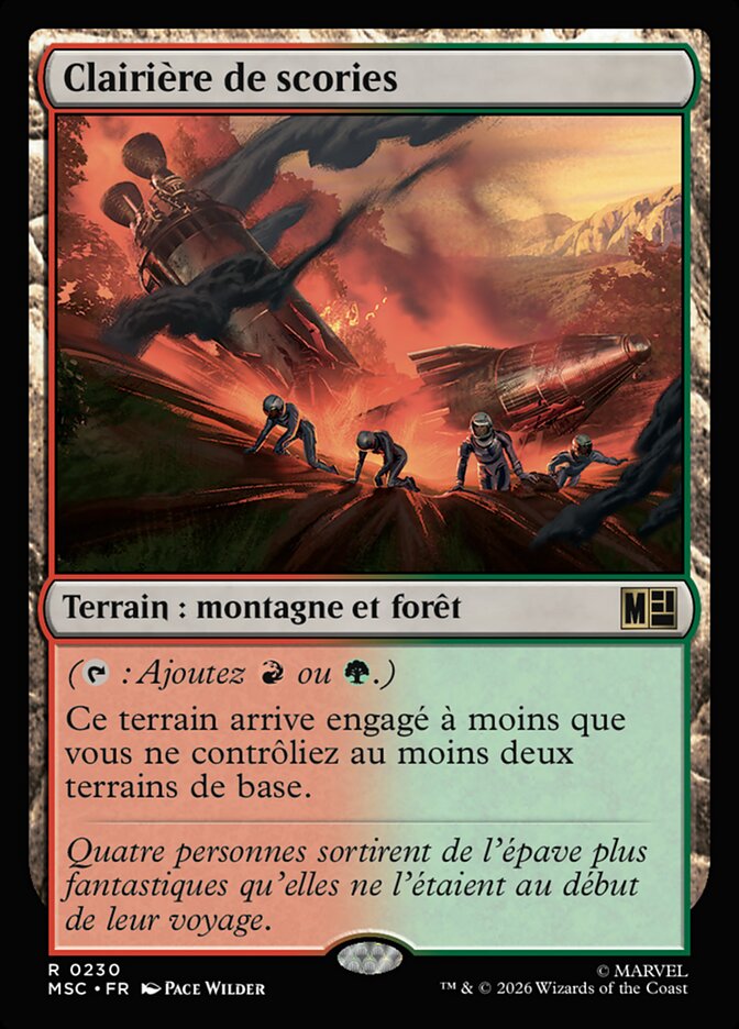 Clairière de scories