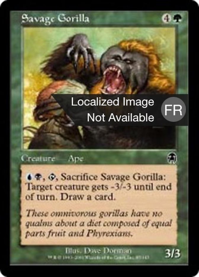 Gorille sauvage