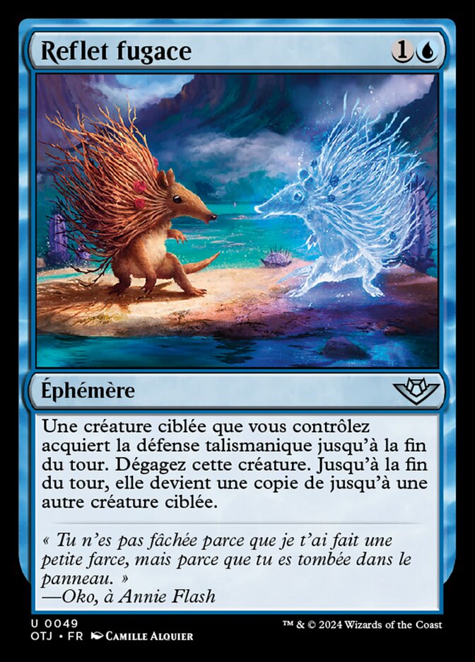 Reflet fugace