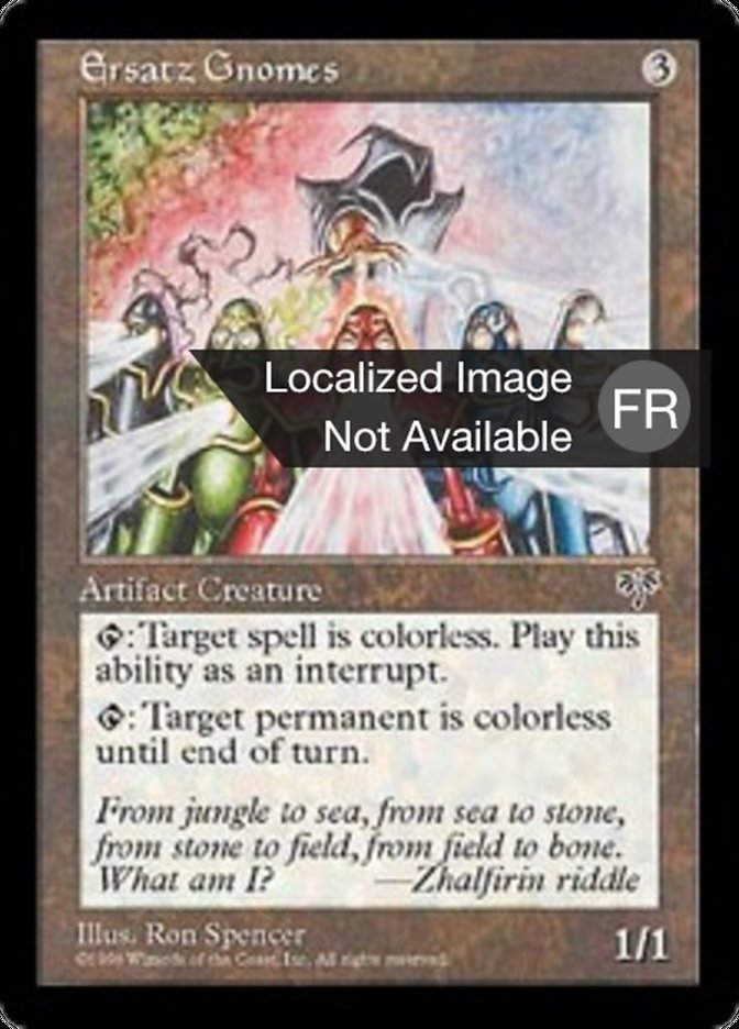 Ersatz de gnomes