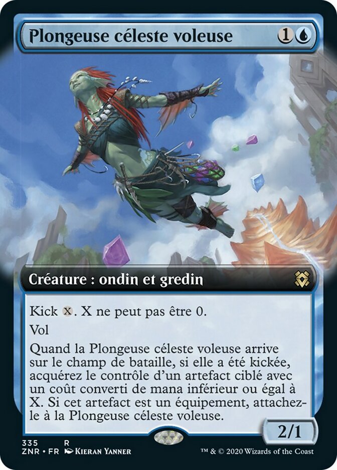 Plongeuse céleste voleuse