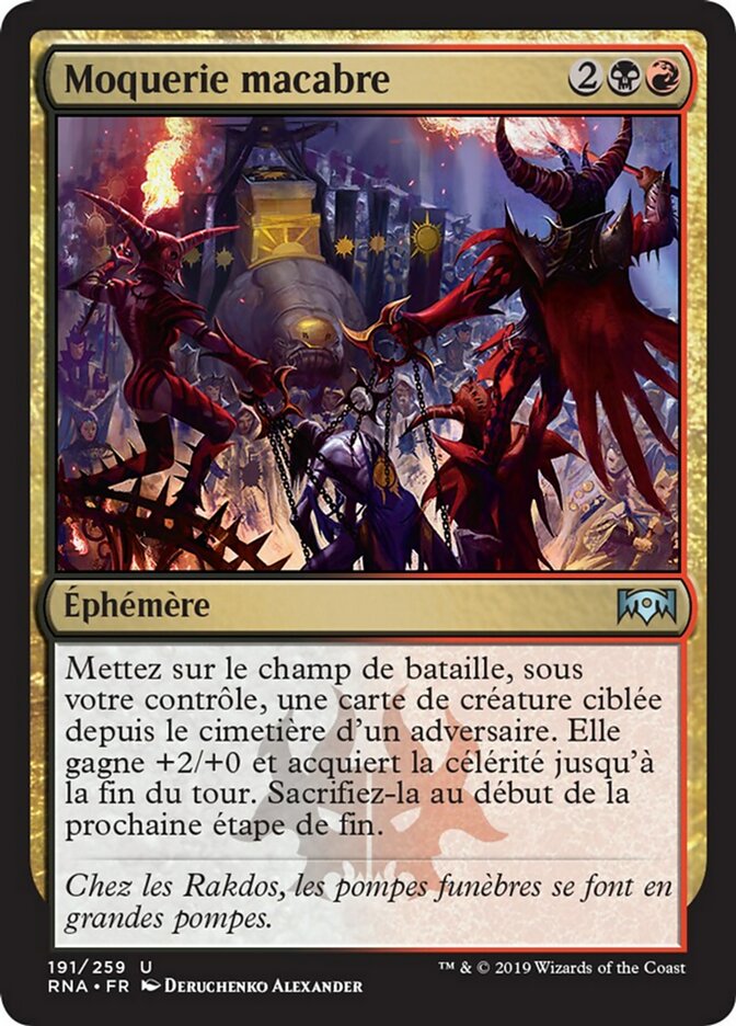 Moquerie macabre