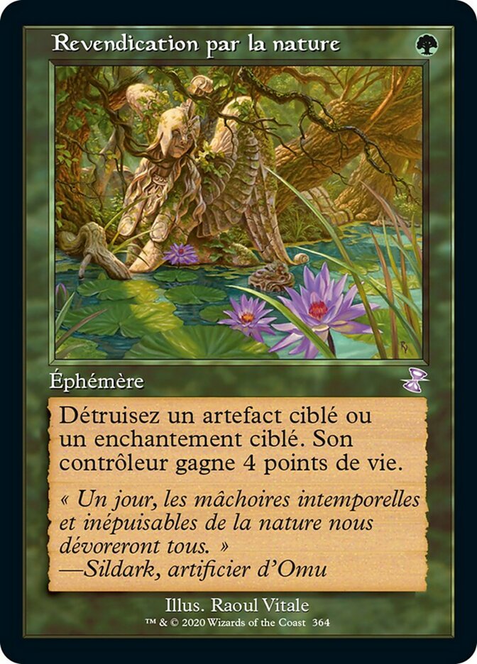 Revendication par la nature