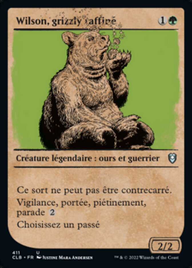 Wilson, grizzly raffiné