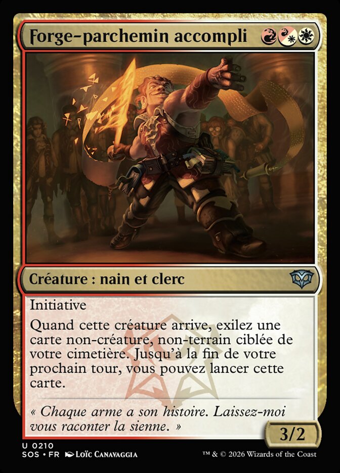 Forge-parchemin accompli