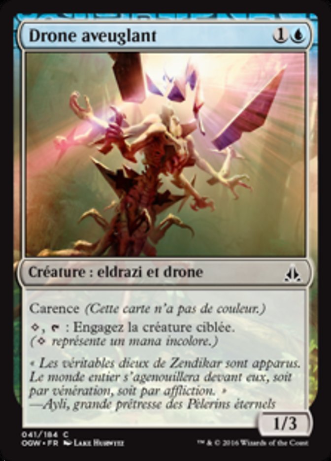 Drone aveuglant